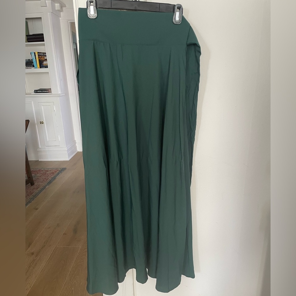 Green skirt